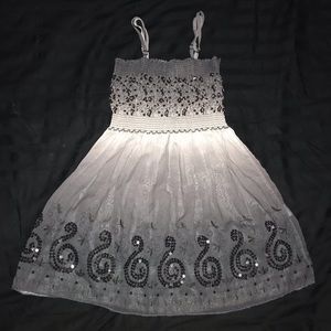 Gray Embellished Top